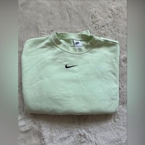 NIKE LIME GREEN SWEAT-SHIRT WOMENS